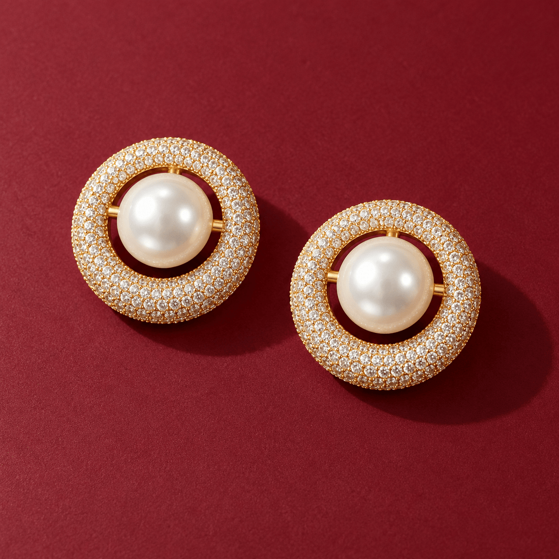 Asiya Pearl Earrings — Earrings, Kuwait — 4