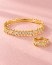 Bariz Elegant Bracelet Ring Set — Bracelet, Kuwait — 1