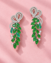Barq Marquise Green earrings — Earrings, Kuwait — 1