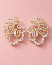 Basma Golden Earrings — Earrings, Kuwait — 1