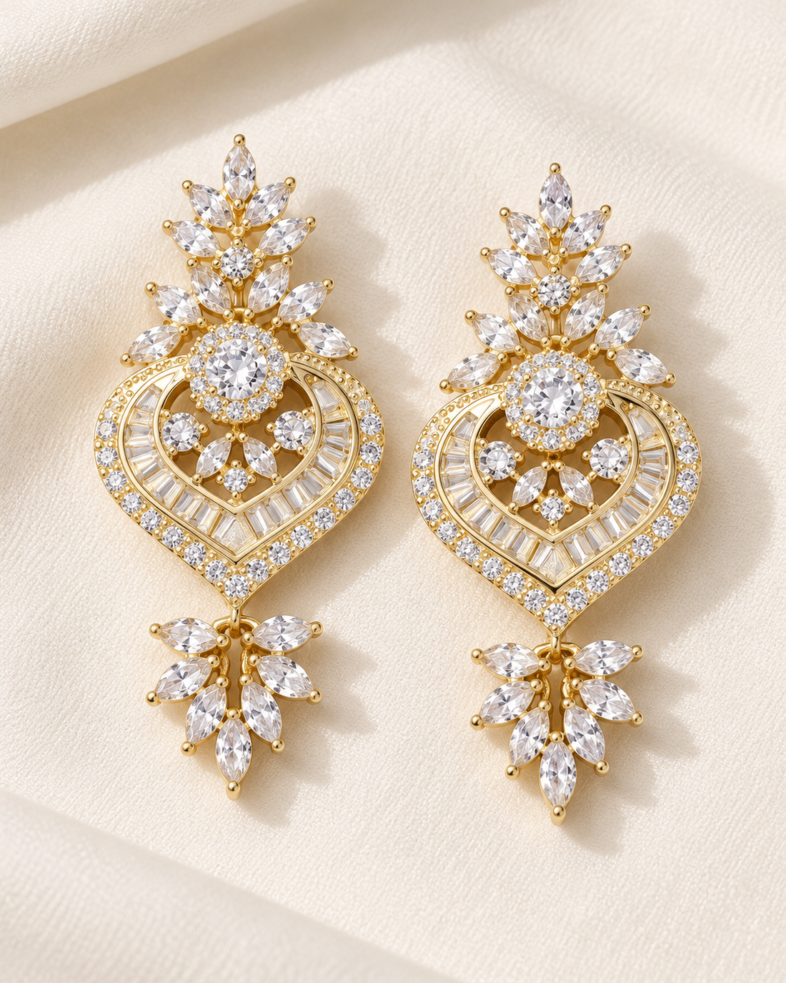 Calista Heartfall Earrings — jewellery, Kuwait — 1