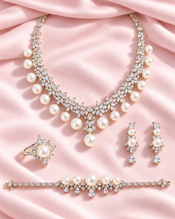 Ellie Gorgoues Pearl Set — Jewelry Set, Kuwait
