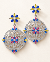 Fiorenza Arabesque Earrings — jewellery, Kuwait — 1