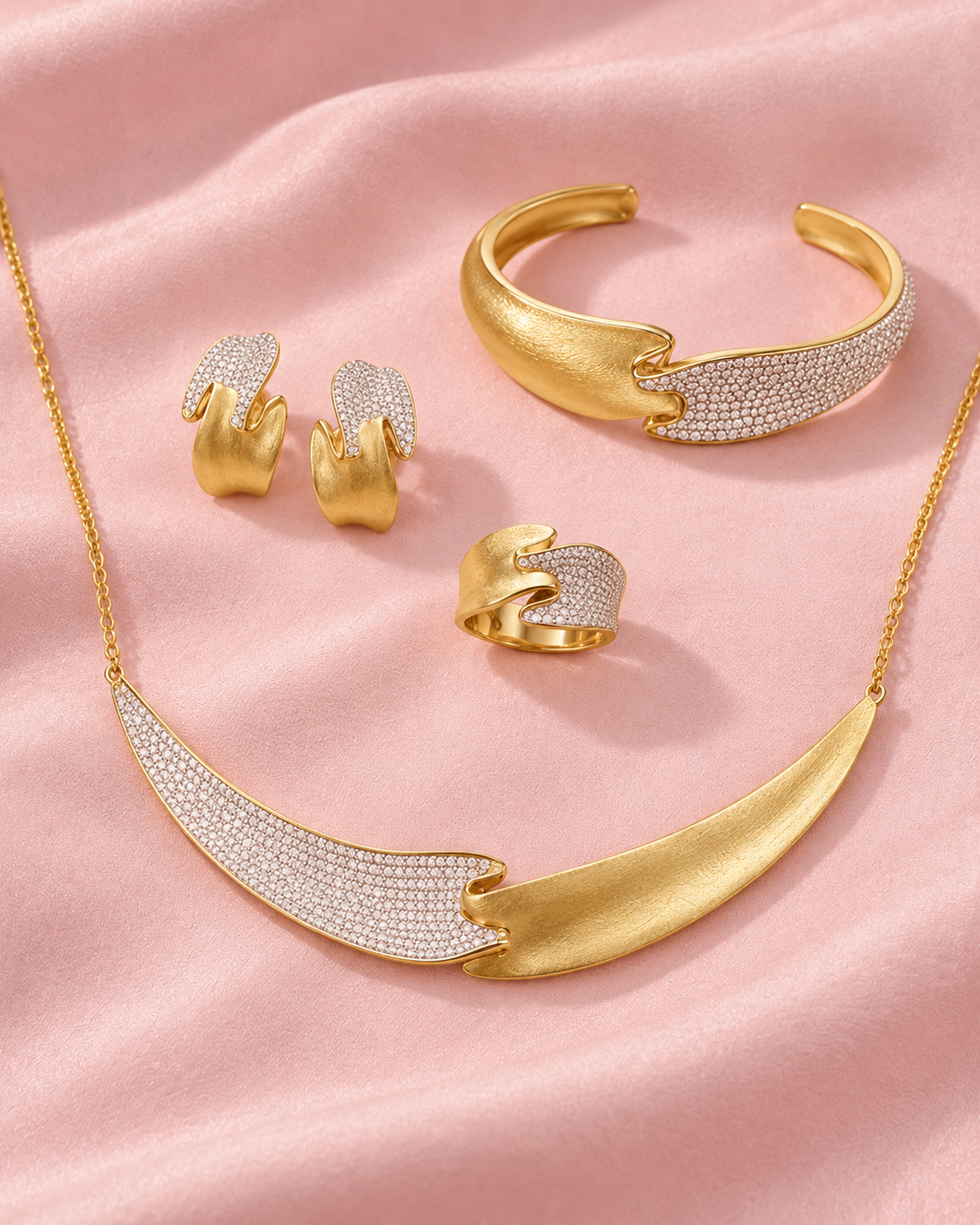 Haleema 2Tone Set — Jewelry Set, Kuwait — 1
