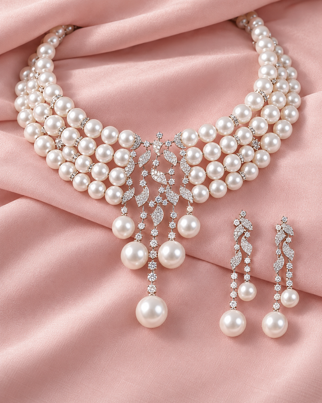 kerry gorgeous necklace earrings set — Necklace, Kuwait — 1