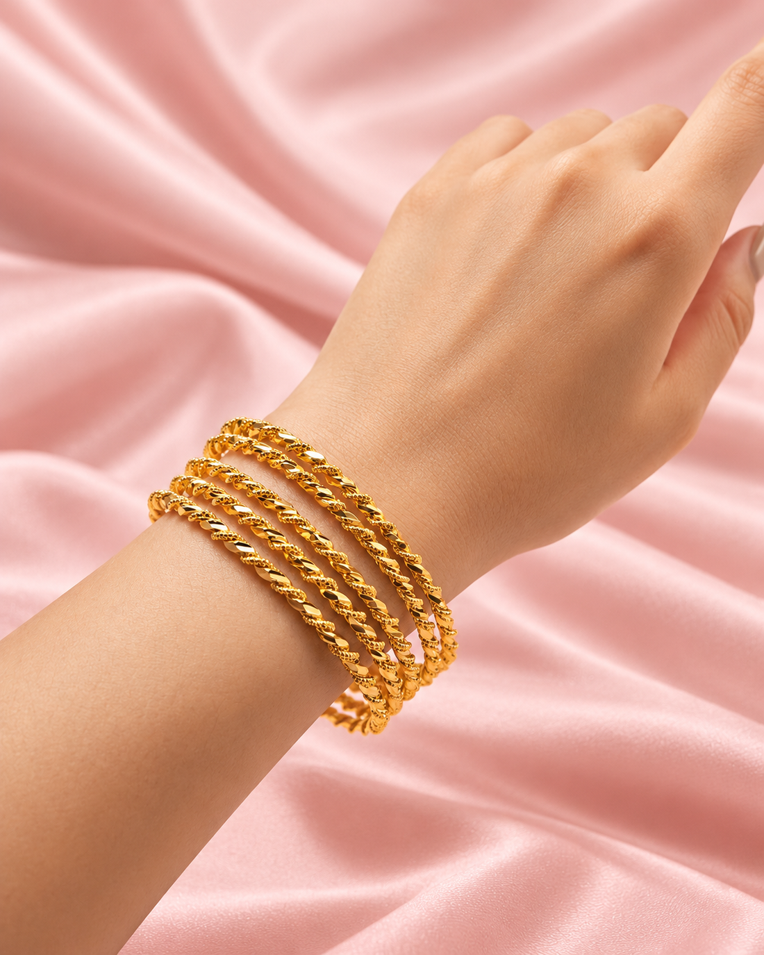 Laila 4pc Bangles Set — Bracelet, Kuwait — 1
