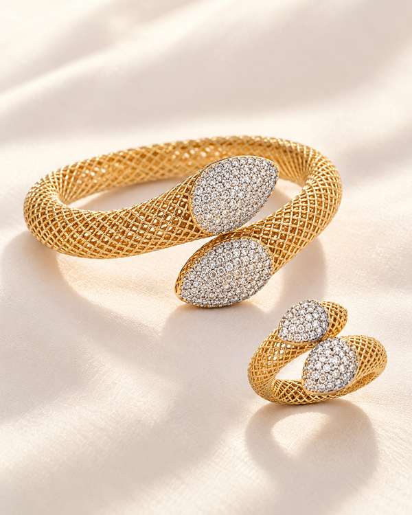 Lateefa Coil Set — jewellery, Kuwait