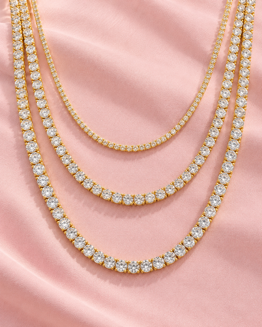 Layali Tennis layers necklaces — Necklace, Kuwait — 1