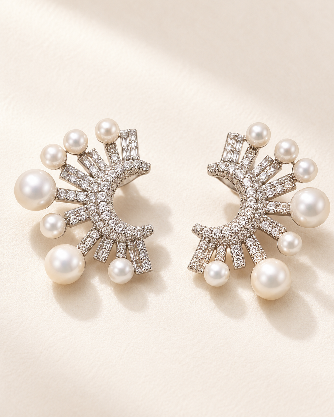 Lucas Pearl Earrings — Earrings, Kuwait — 1