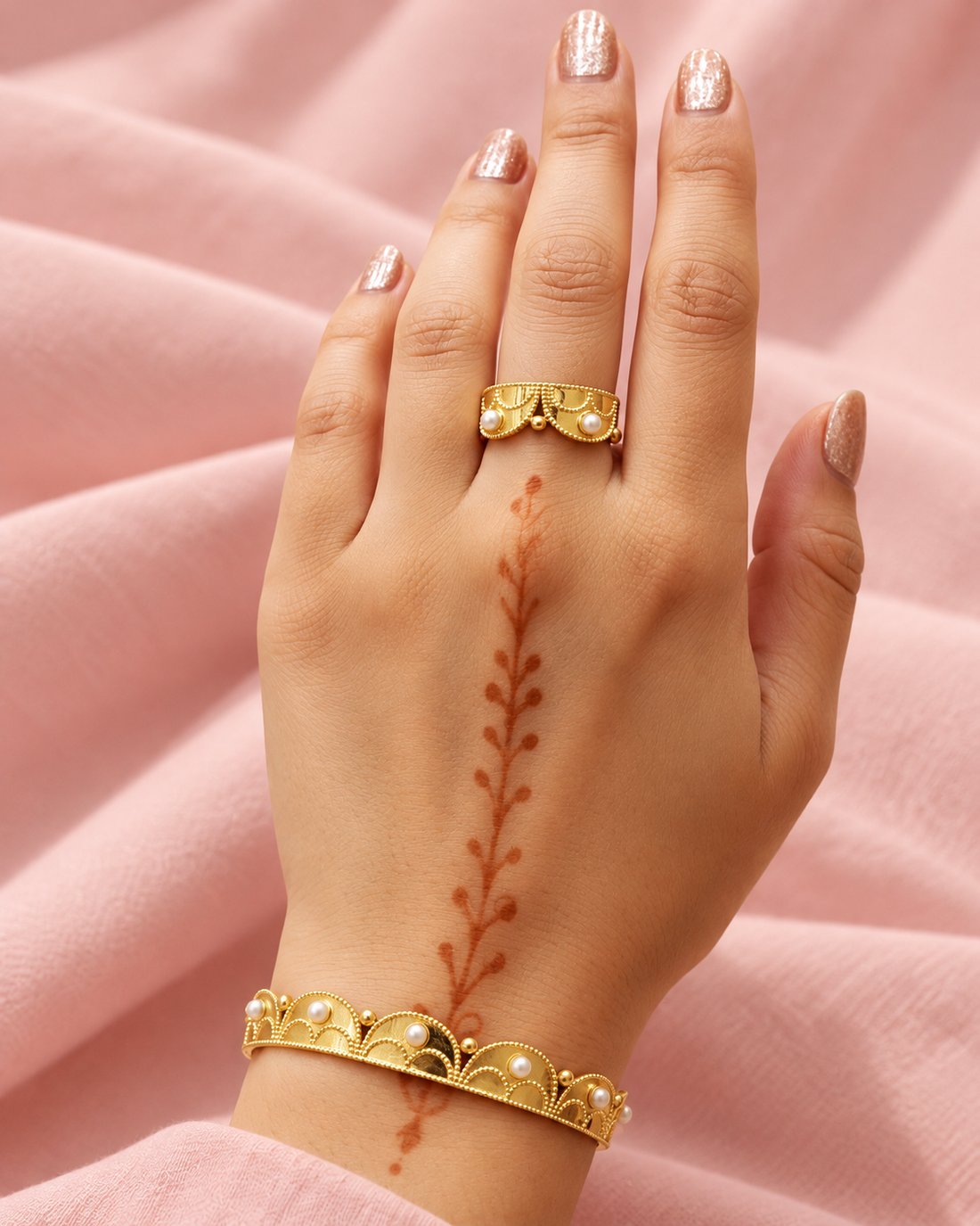 Maria Elegant Bracelet Ring Set — Bracelet, Kuwait — 1