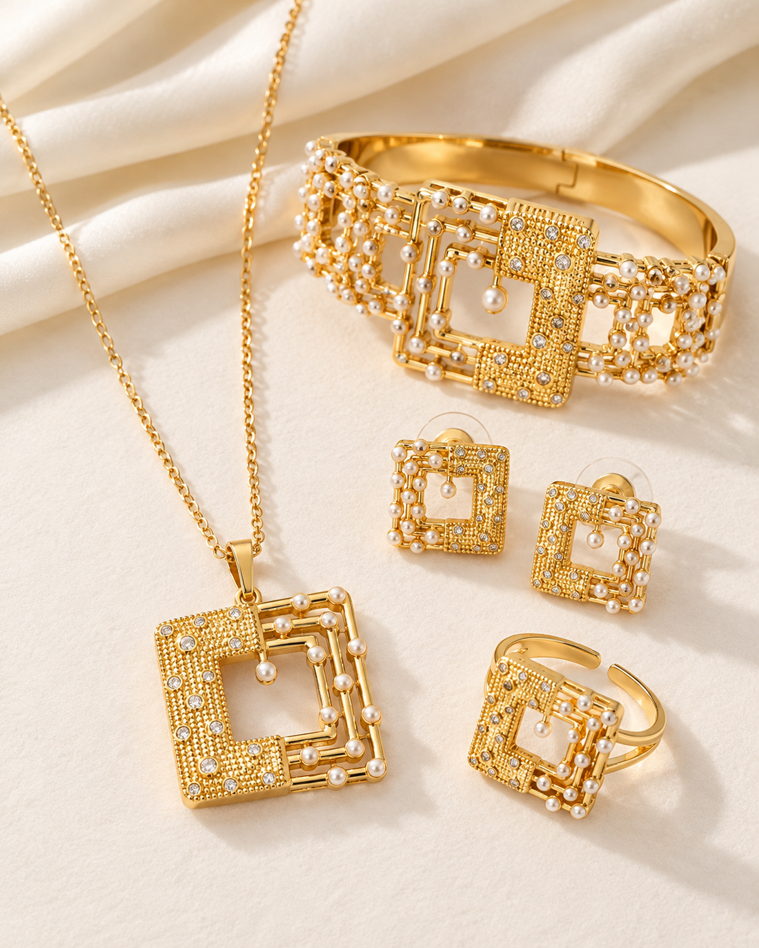 Mariam Elegant Set — Jewelry Set, Kuwait — 1