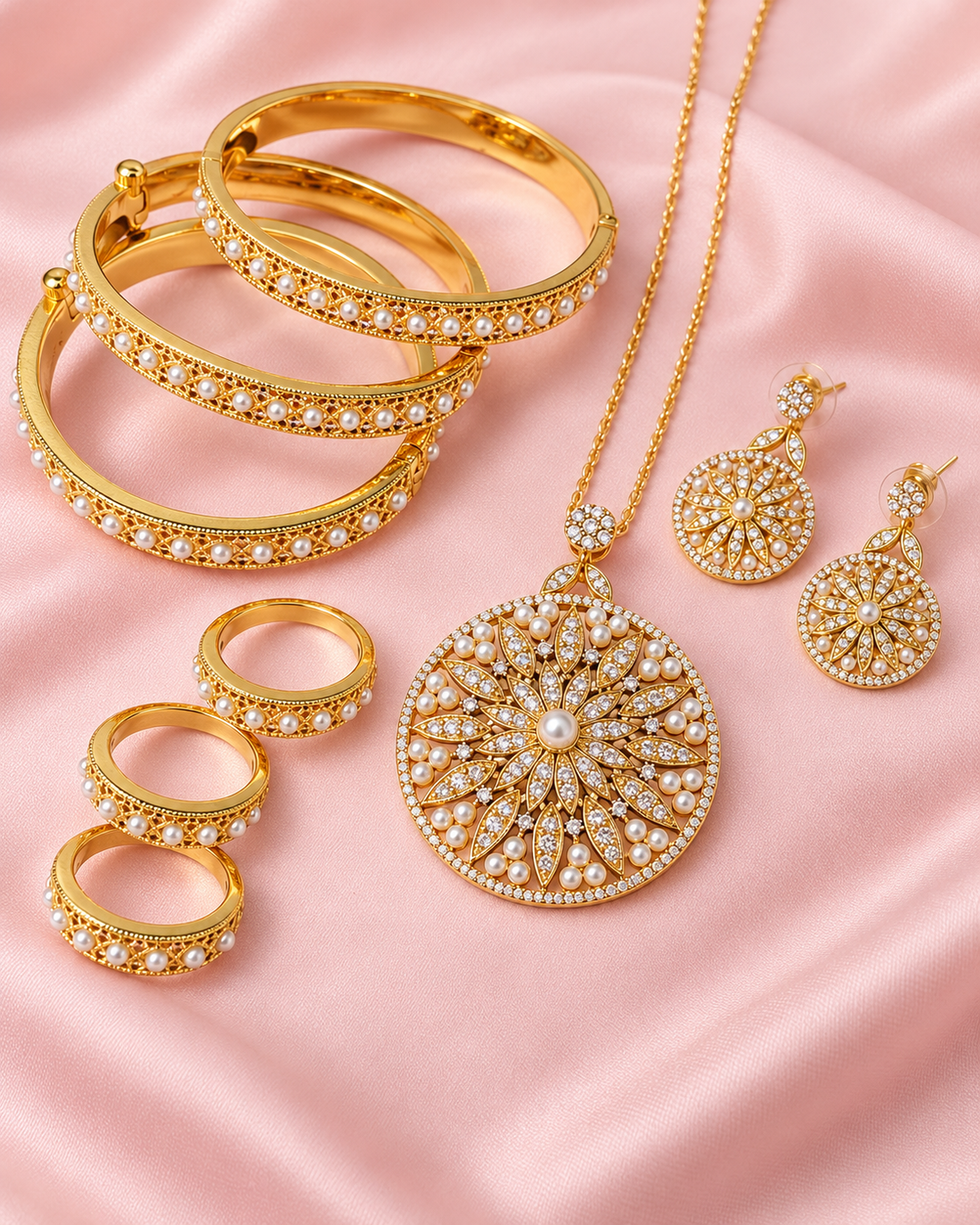 Marita Unique Pearl Set — Jewelry Set, Kuwait — 1