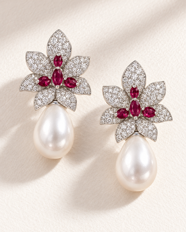 Melisande Bloomlet Earrings — jewellery, Kuwait