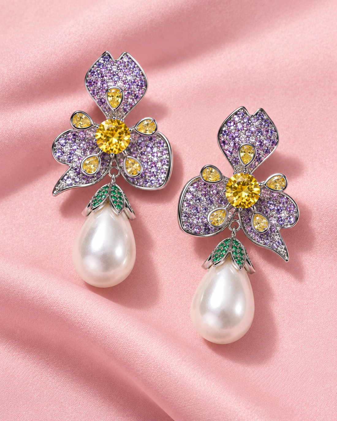 Mizan Beautiful Pearl Earrings — Earrings, Kuwait — 1