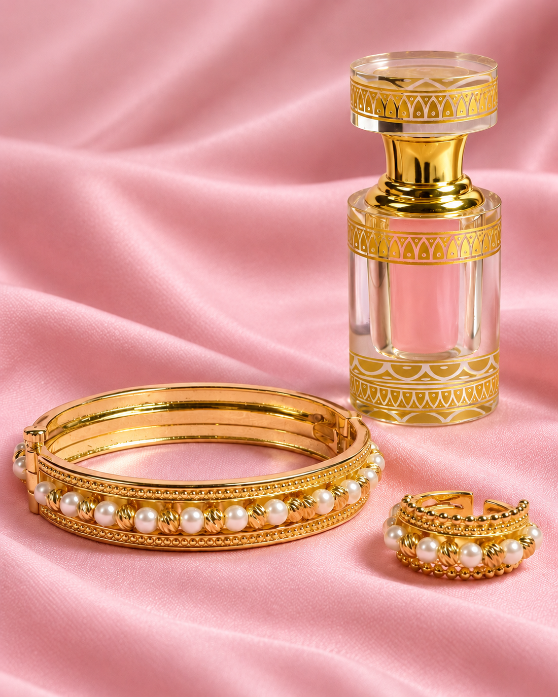 Nadrah Bracelet Ring Set + Musk Rumman — Bracelet, Kuwait — 1