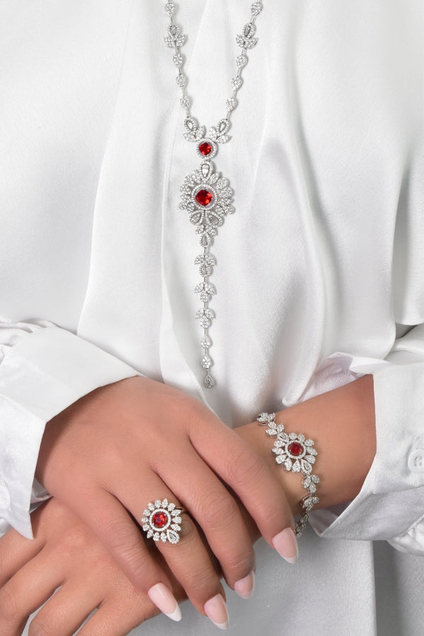 Dibaj Long Necklace Set — Jewelry Set, Kuwait