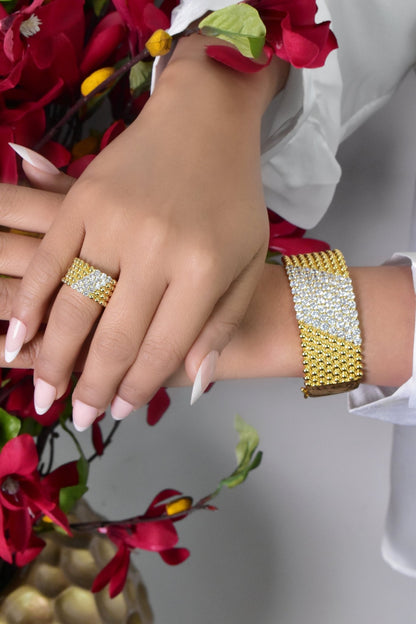 Afnan Bracelet Ring Set