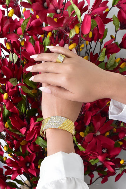 Afnan Bracelet Ring Set