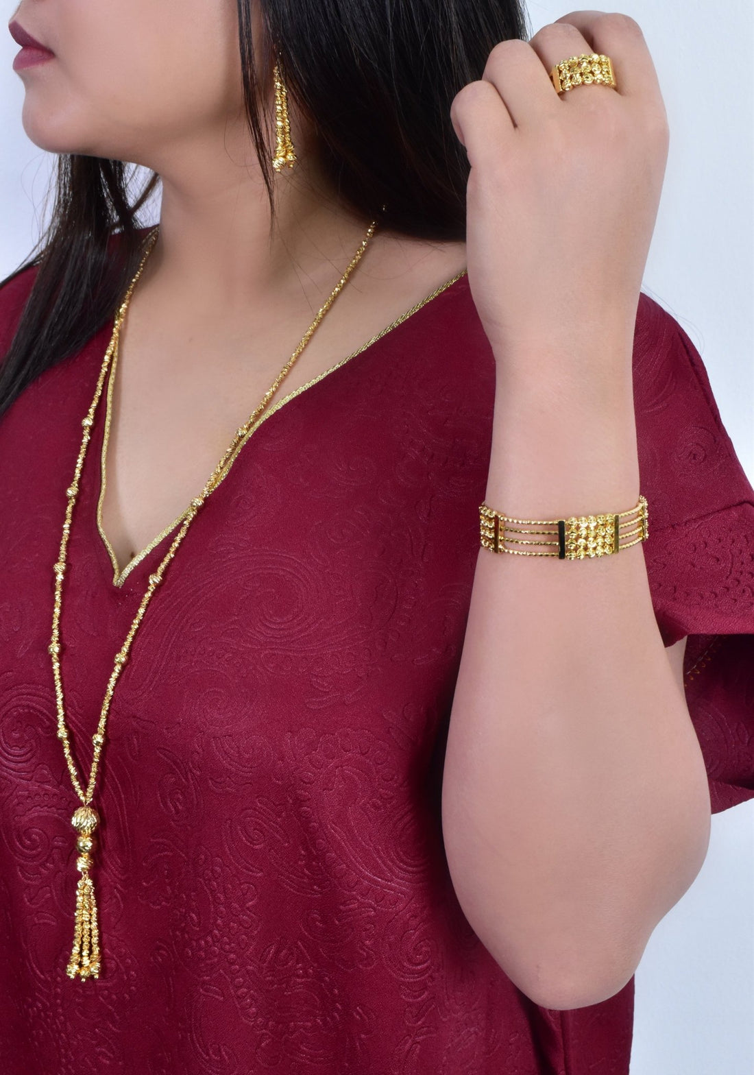 Sharif Stunning Long Necklace Set 1