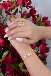 Hareer Bracelet Ring Set 1