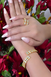 Hareer Bracelet Ring Set 2