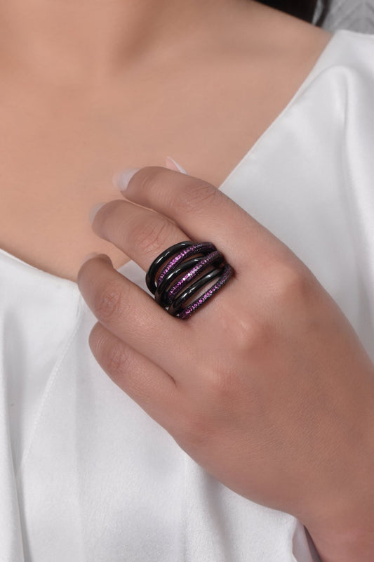 Jameela Hot Pink Ring