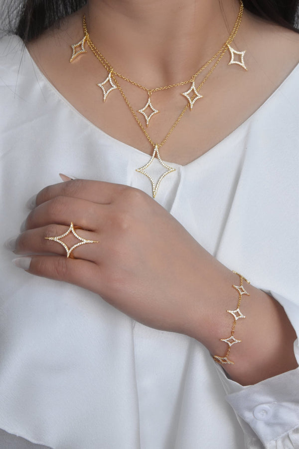 Zina Starlite 5pc Set — Jewelry Set, Kuwait
