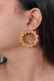 Sima Classy Roung Earrings 1