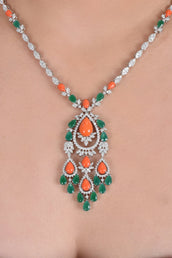 Rania Classy Long Necklace Set 3