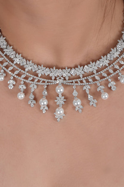 Sarrah Gorgeous Pearl Set