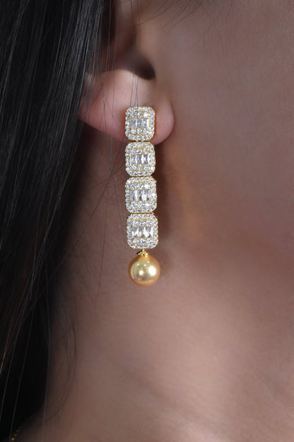 Amal Golden Pearl Set