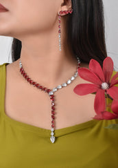 Abriana Necklace Earrings Set 1