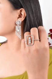Felice Earrings With Ring 4