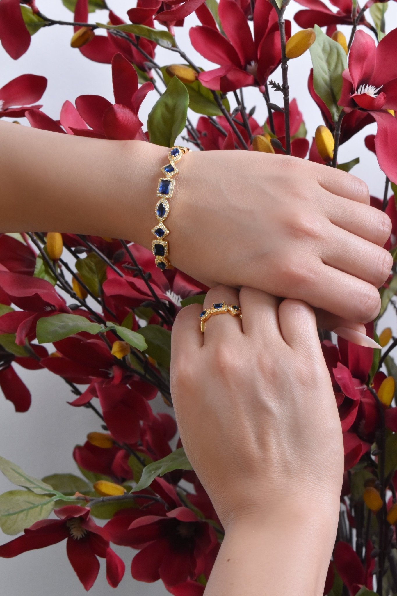 Capri Bracelet Ring Set