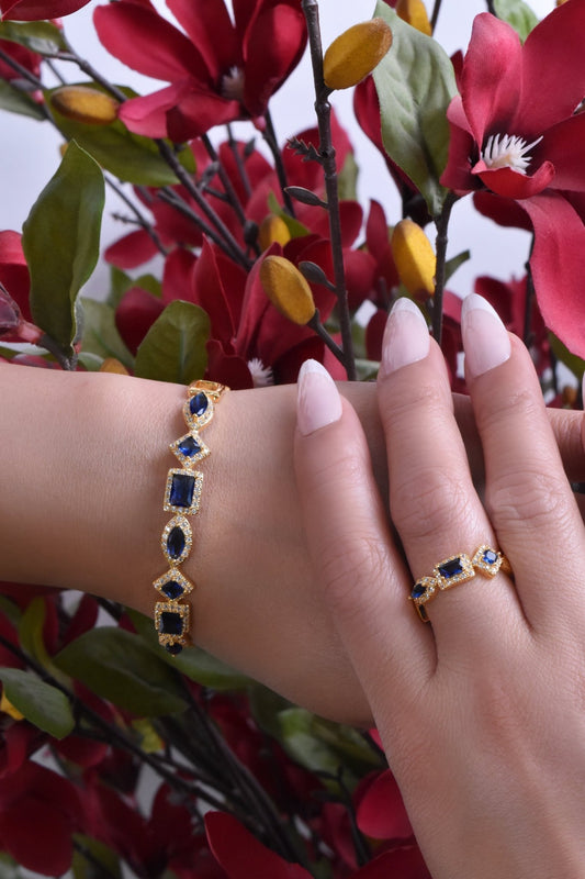 Capri Bracelet Ring Set