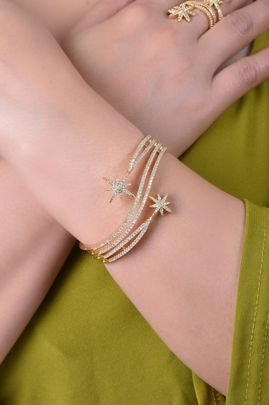 Amaya Starlight Bracelet wit Ring Set