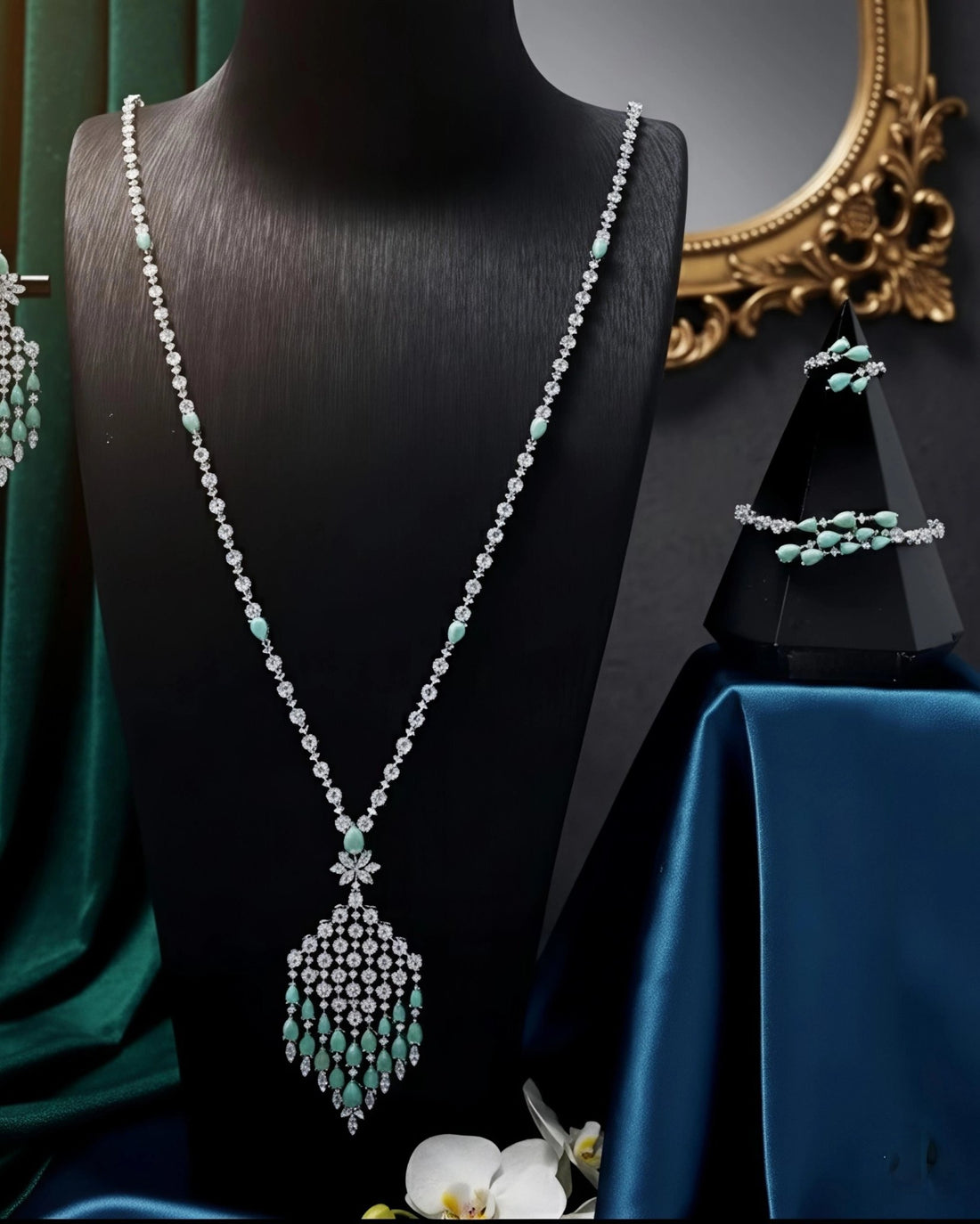 Jules Long Necklace Set — Jewelry Set, Kuwait — 2