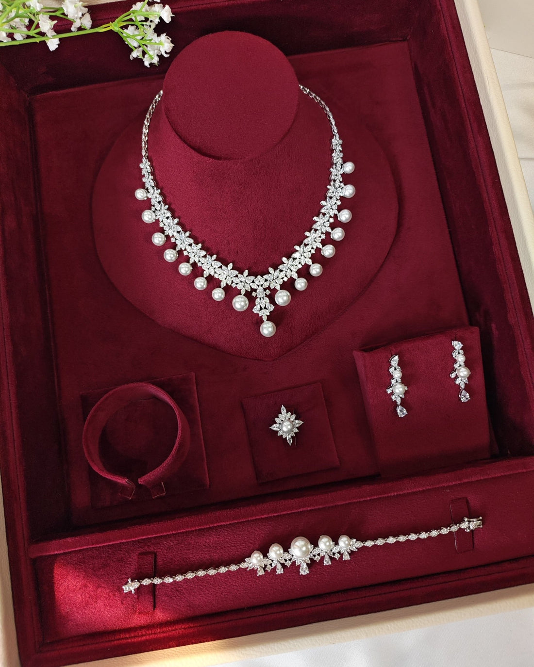 Ellie Gorgoues Pearl Set — Jewelry Set, Kuwait — 1