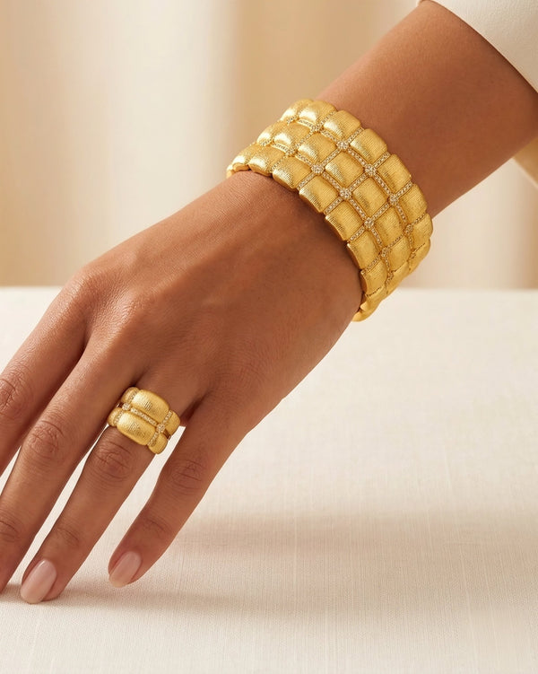 Eimaan Bracelet Ring Set