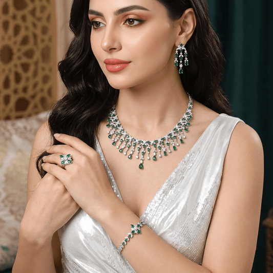 Aiza Luxurious Green Set
