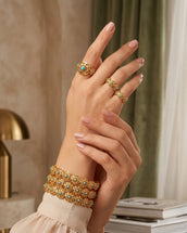 Sabreen 3pc Bracelet Ring Set — Bracelet, Kuwait — 1