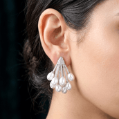 Nouf Fringe Earrings — jewellery, Kuwait — 2
