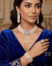 Azhaar elegant pearl set — Jewelry Set, Kuwait — 1