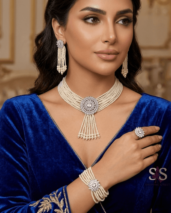 Azhaar elegant pearl set — Jewelry Set, Kuwait