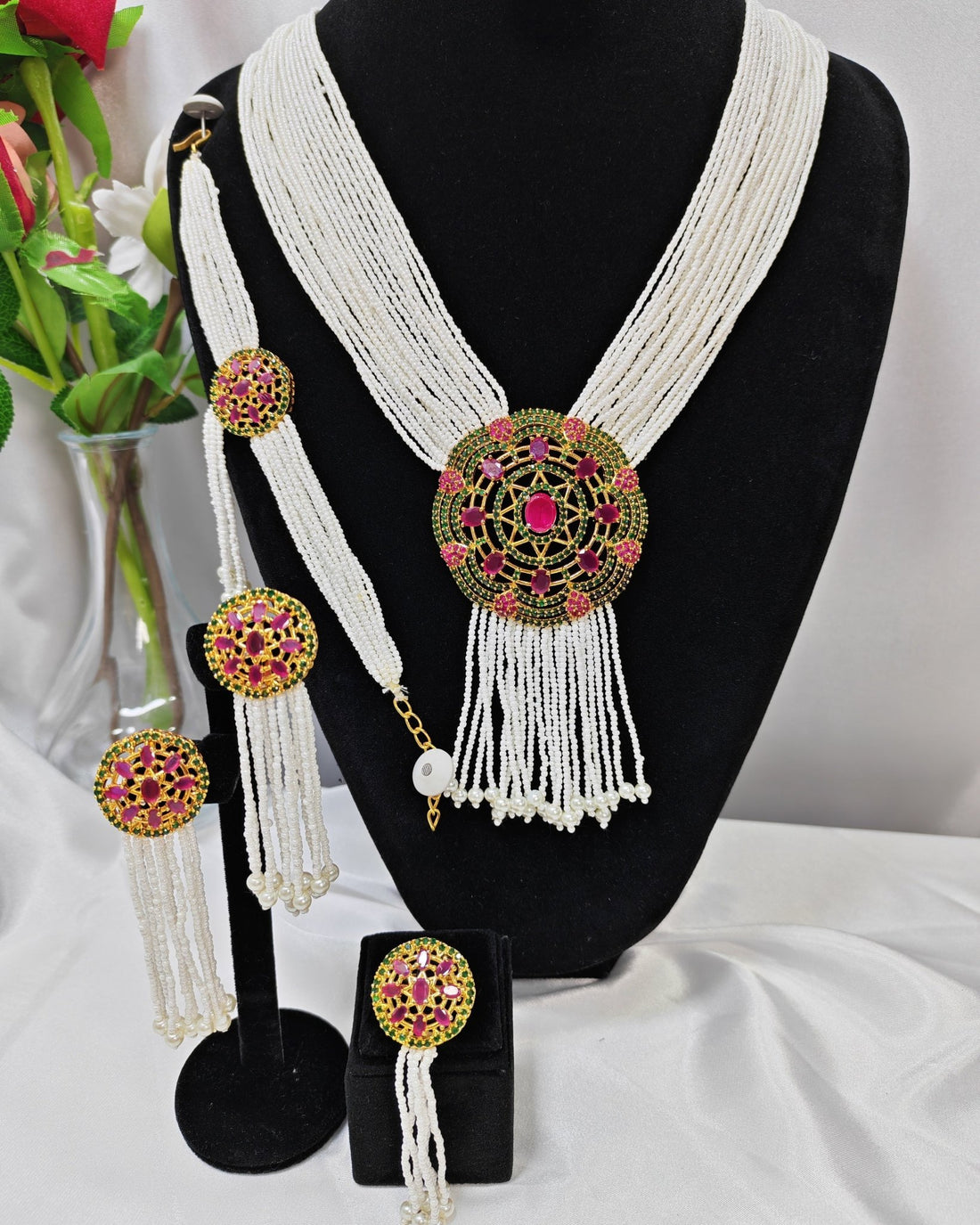 Itzel Gorgeous Pearl Set — Jewelry Set, Kuwait — 3