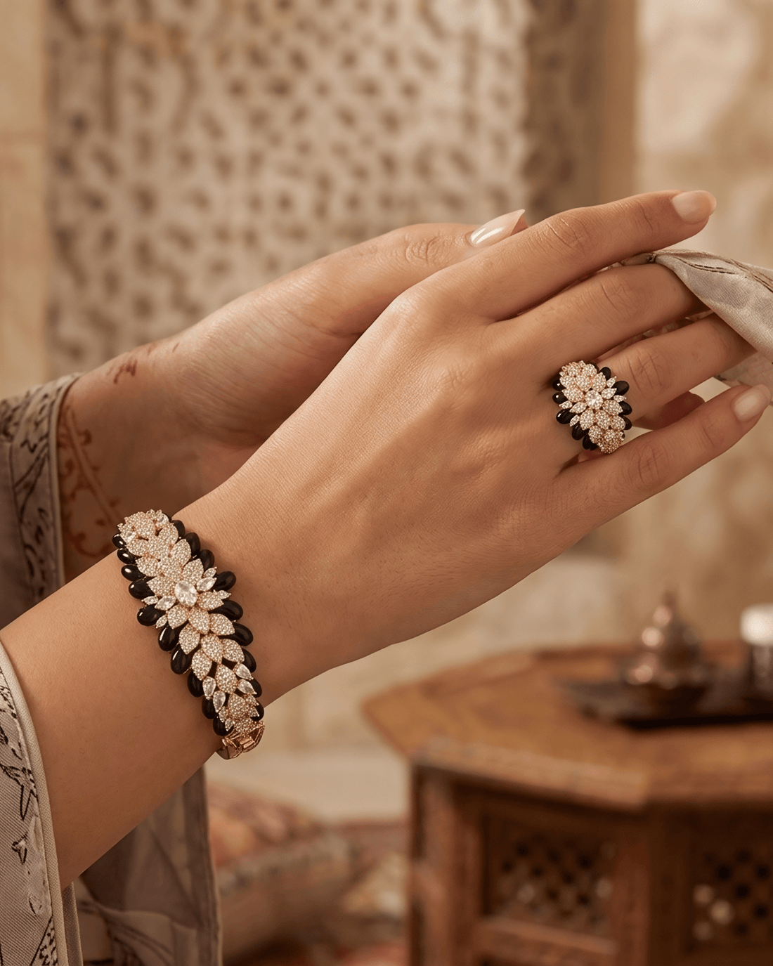 Arisha Bracelet Ring Set — Bracelet, Kuwait — 1