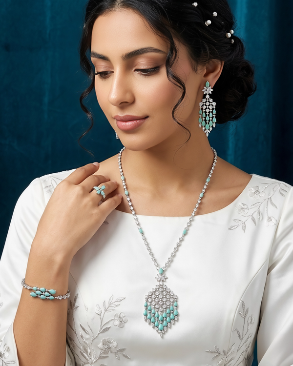 Jules Long Necklace Set — Jewelry Set, Kuwait