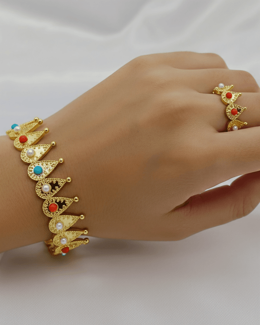 Sofia Bracelet Ring Set