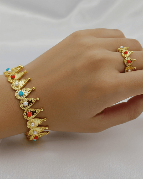 Sofia Bracelet Ring Set