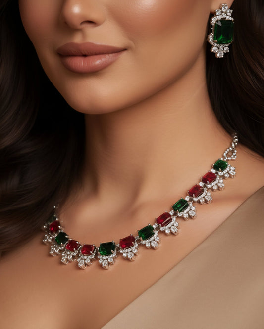 Rochelle Necklace Earrings set